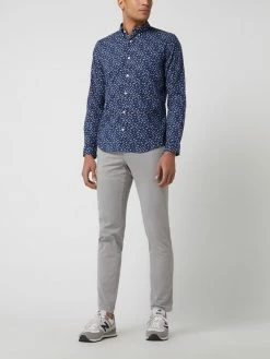 JOOP! Jeans Modern Fit Chino Mit Stretch-Anteil Modell 'Matthew' - Silber