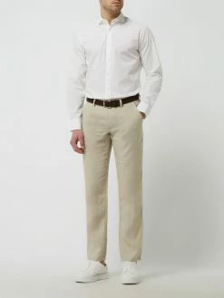 Christian Berg Men Chino Aus Leinen - Sand