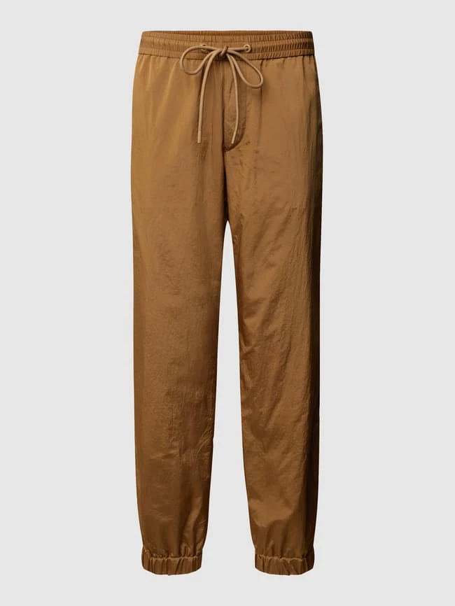 BOSS Trainingshose Mit Kontraststreifen Modell 'Jogg-SWP-Stripe' - Beige 2 BOSS Trainingshose Mit Kontraststreifen Modell 'Jogg-SWP-Stripe' - Beige – Bild 2