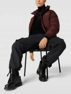 REVIEW Cargohose Mit Label-Patch - Schwarz