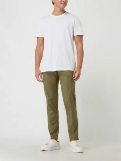 Brax Slim Fit Cargohose Mit Stretch-Anteil Modell 'Fabio' - Olivgrün