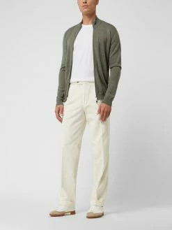 Hiltl Comfort Fit Bundfaltenhose Aus Cord Modell 'Morello' - Kitt