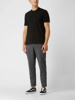 Selected Homme Slim Tapered Fit Jogpants Mit Stretch-Anteil Modell 'Dann' - Mittelgrau