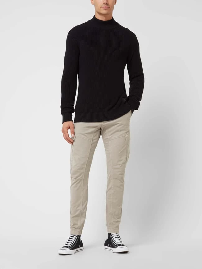 Tom Tailor Denim Slim Fit Cargohose Mit Stretch-Anteil - Kitt 1 Tom Tailor Denim Slim Fit Cargohose Mit Stretch-Anteil - Kitt