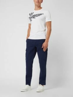 Aeronautica Militare Cargohose Mit Stretch-Anteil - Marineblau