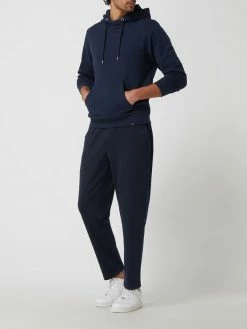 Casual Friday Regular Fit Jogpants Mit Stretch-Anteil Modell 'Pilou' - Dunkelblau