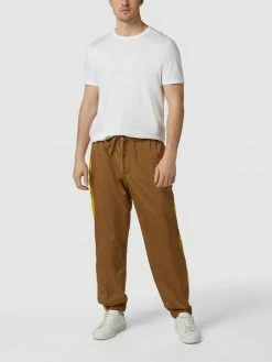 BOSS Trainingshose Mit Kontraststreifen Modell 'Jogg-SWP-Stripe' - Beige