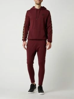 SIK SILK Jogpants Mit Stretch-Anteil - Dunkelrot