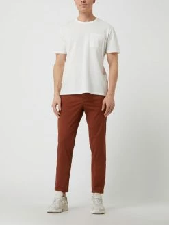 Matinique Chino Mit Stretch-Anteil Modell 'Liam' - Rostrot