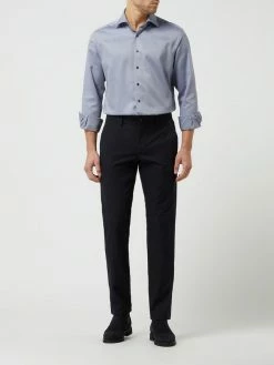 Christian Berg Men Chino Mit Stretch-Anteil - Marineblau