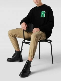 REVIEW Cargohose Mit Elastischem Bund - Beige