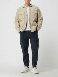 REVIEW Cargohose Mit Elastischem Bund - Dunkelblau