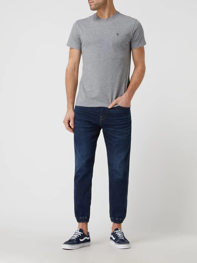 American Eagle Cropped Jogpants Aus Denim - Dunkelblau 1 American Eagle Cropped Jogpants Aus Denim - Dunkelblau