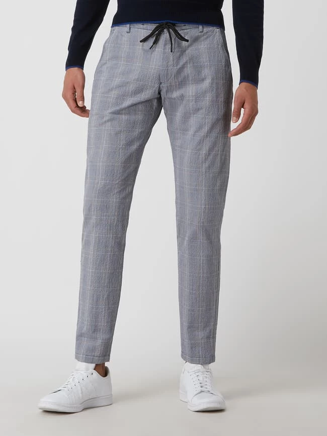 JOOP! Jeans Jogpants Mit Glencheck-Muster Modell 'Maxton' - Blau 4 JOOP! Jeans Jogpants Mit Glencheck-Muster Modell 'Maxton' - Blau – Bild 4