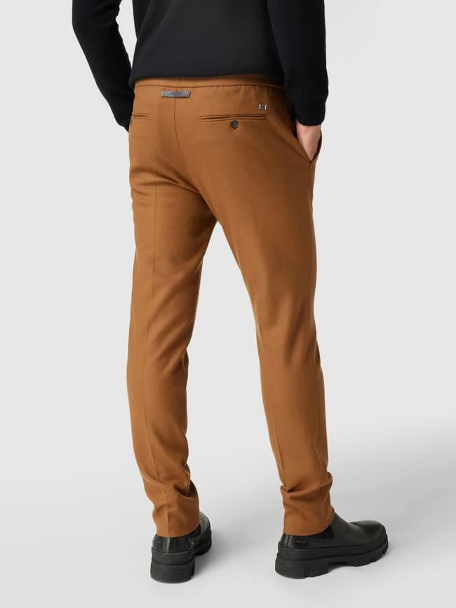 Tommy Hilfiger Slim Fit Jogpants Mit Kaschmir-Anteil - Rostrot 5 Tommy Hilfiger Slim Fit Jogpants Mit Kaschmir-Anteil - Rostrot – Bild 5