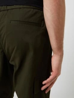 Selected Homme Slim Tapered Fit Cargohose Mit Elastischem Bund Modell 'Kent' - Olivgrün -BE EDGY Shop 85954hag8co4ggpj711jiii564pkol9i6534ejq26lakic1l98ol2jpl9os4khag6184slie71244jq4753m4or56dij8c1h60qm6e9k6op38ohh61j6ao9ickq32c1g61h3ip8