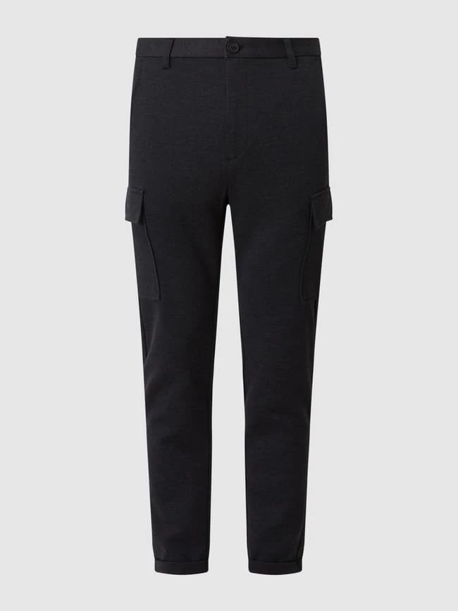 Lindbergh Slim Fit Cargohose Mit Stretch-Anteil - Anthrazit 2 Lindbergh Slim Fit Cargohose Mit Stretch-Anteil - Anthrazit – Bild 2