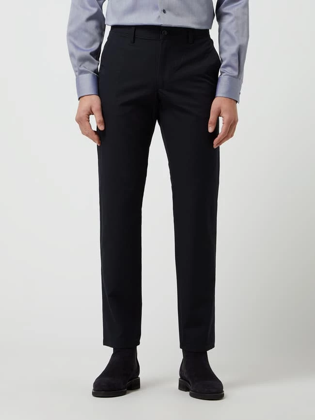 Christian Berg Men Chino Mit Stretch-Anteil - Marineblau 4 Christian Berg Men Chino Mit Stretch-Anteil - Marineblau – Bild 4