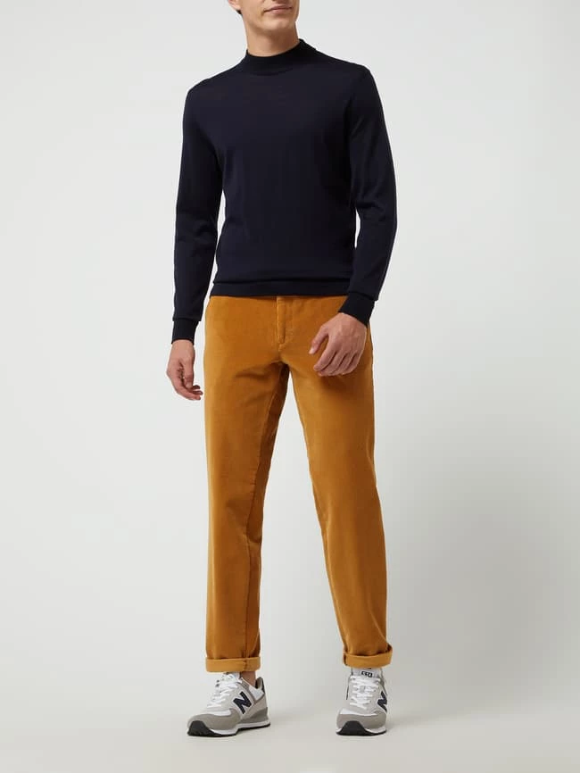 Eurex By Brax Regular Fit Chino Aus Cord Modell 'Jim' - Senfgelb 1 Eurex By Brax Regular Fit Chino Aus Cord Modell 'Jim' - Senfgelb