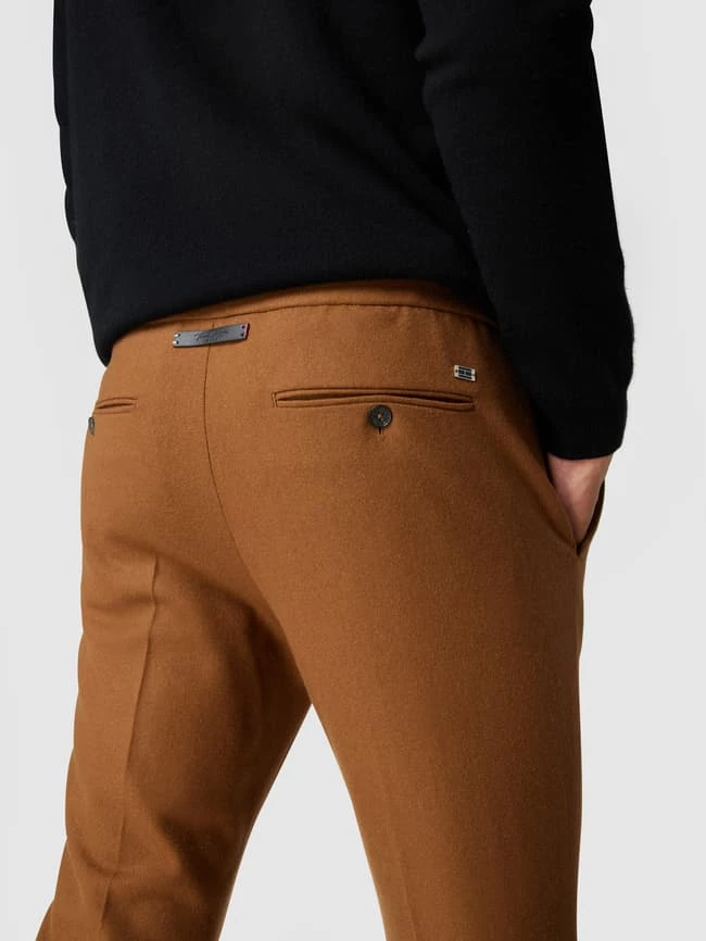 Tommy Hilfiger Slim Fit Jogpants Mit Kaschmir-Anteil - Rostrot 3 Tommy Hilfiger Slim Fit Jogpants Mit Kaschmir-Anteil - Rostrot – Bild 3