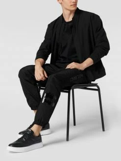 Lacoste Trackpants Mit Motiv-Print - Schwarz