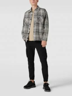 REVIEW Cargohose Mit Elastischem Bund - Schwarz