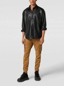 Alpha Industries Cargohose Mit Label-Details Modell 'Twill' - Sand