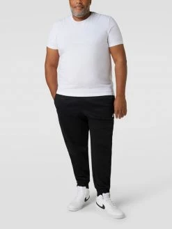 Nike PLUS SIZE Trainingshose Mit Logo-Streifen - Schwarz