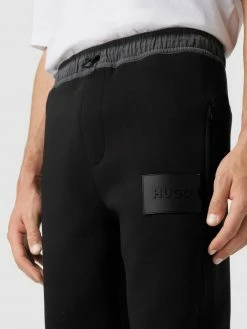 HUGO Sweatpants Mit Ziernähten Modell 'Destaro' - Schwarz -BE EDGY Shop 8sqkod1galaksg9i8p4kscpj7113cgqf8sr4gi238l454jam9l9jcghn61akehqk897j8e2iad5j8ghh613jadhm70s30dpo6li3acpkchim4eb1c9ijeob6cgpm2e34c8qjce0