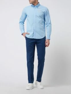 Hiltl Straight Fit Chino Mit Stretch-Anteil Modell 'Peaker' - Blau