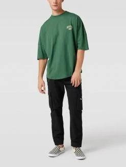 REVIEW Cargohose Mit Elastischem Bund - Schwarz