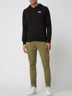 Alpha Industries Cargohose Mit Label-Details Modell 'Twill' - Olivgrün