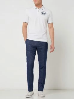 Tommy Hilfiger Straight Fit Chino Mit Stretch-Anteil Modell 'Denton' - Blau Meliert