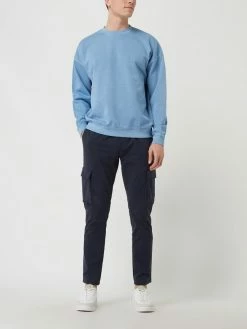 Casual Friday Regular Fit Cargohose Mit Stretch-Anteil Modell 'Park' - Marineblau