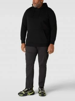 Jack & Jones Plus PLUS SIZE Cargohose Mit Leistentaschen - Schwarz