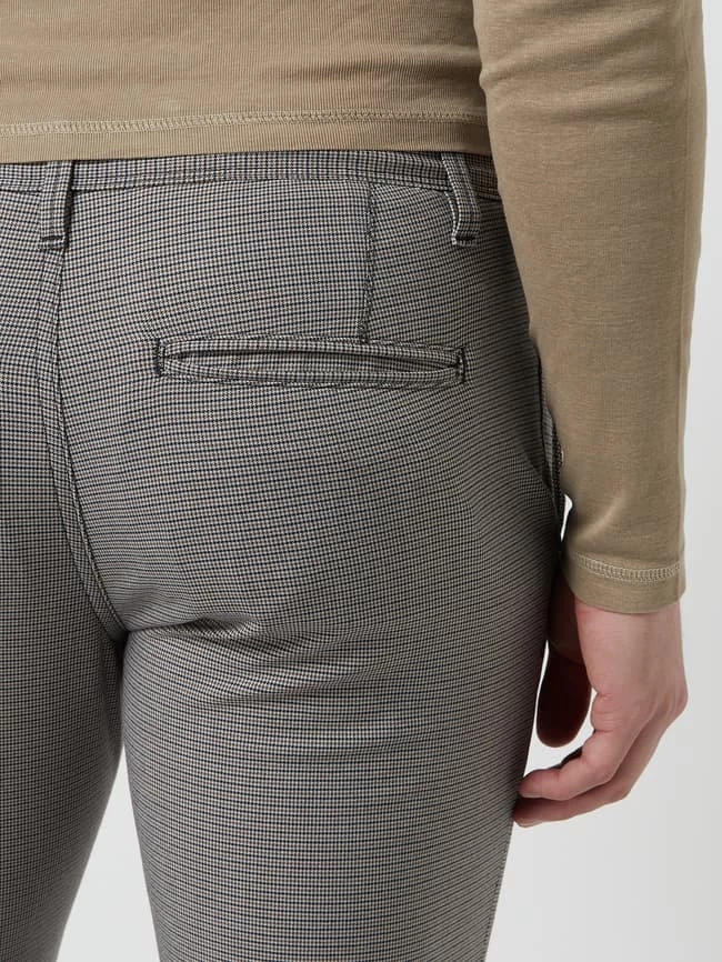 Selected Homme Slim Fit Chino Mit Karomuster Modell 'Storm' - Schlamm Meliert 3 Selected Homme Slim Fit Chino Mit Karomuster Modell 'Storm' - Schlamm Meliert – Bild 3