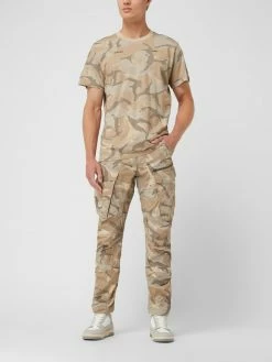 G-Star Raw Tapered Fit Cargohose Mit Camouflage-Muster Modell 'Rovic' - Beige