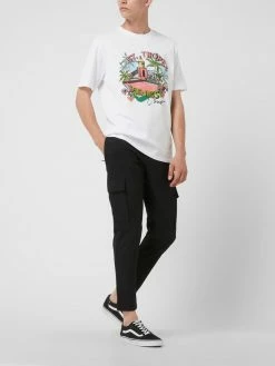 MCNEAL Tapered Fit Cargohose Mit Viskose-Anteil - Schwarz