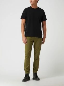 Selected Homme Slim Tapered Fit Jogpants Mit Stretch-Anteil Modell 'Noos' - Olivgrün