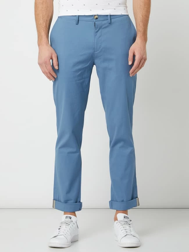 Ben Sherman Slim Fit Chino Mit Stretch-Anteil - Blau 4 Ben Sherman Slim Fit Chino Mit Stretch-Anteil - Blau – Bild 4