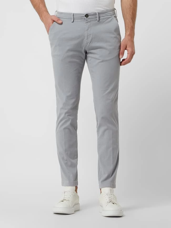 Baldessarini Slim Fit Chino Mit Stretch-Anteil Modell 'Jorck' - Hellgrau 4 Baldessarini Slim Fit Chino Mit Stretch-Anteil Modell 'Jorck' - Hellgrau – Bild 4