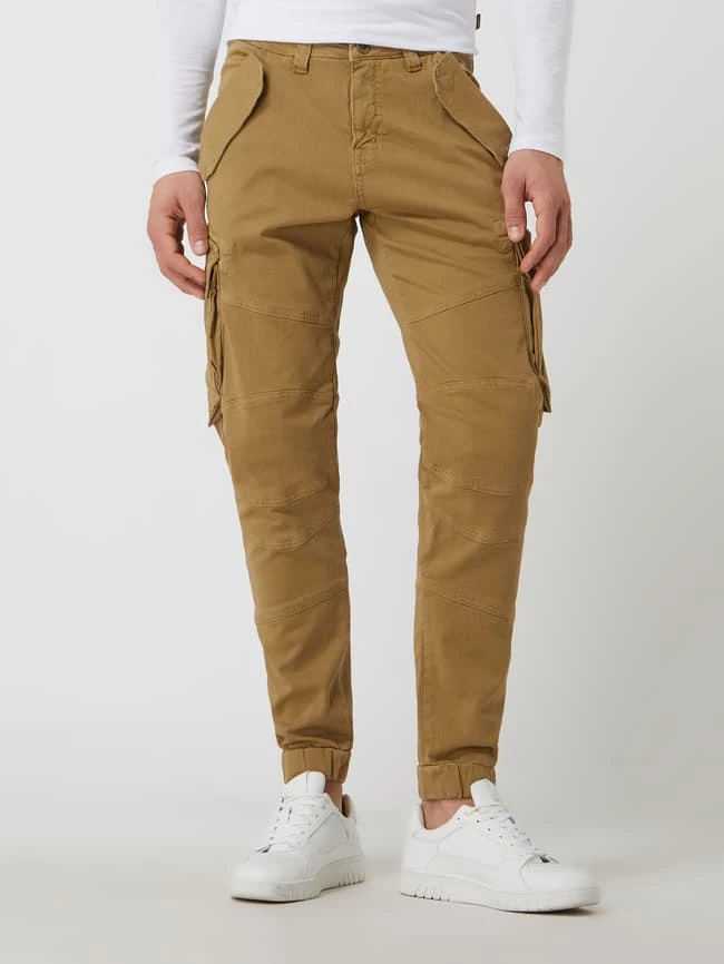Alpha Industries Cargohose Mit Label-Details Modell 'COMBAT' - Khaki 4 Alpha Industries Cargohose Mit Label-Details Modell 'COMBAT' - Khaki – Bild 4