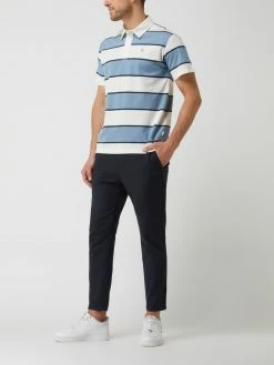 Only & Sons Cropped Tapered Fit Jogpants Mit Leinen-Anteil Modell 'Linus' - Dunkelblau