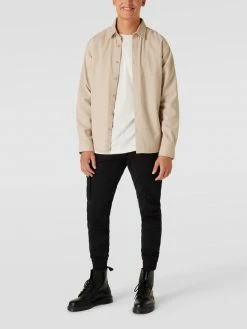 Alpha Industries Cargohose Mit Label-Details Modell 'Twill' - Schwarz