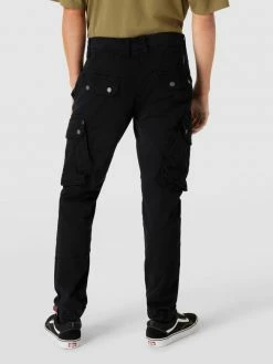 Alpha Industries Cargohose Mit Label-Details Modell 'COMBAT' - Schwarz -BE EDGY Shop 9t552hi4ahaj0hq28t5j0e288p942kab9l432gq28l34uli864sj0l1pa14kahhia0olaiqh7114oe9p8d3j4eb5ckp34p1l6spj8phkc4qm6o9h60smap9n6th3acj569ij6pg