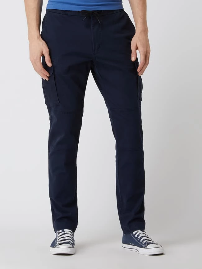 S.Oliver BLACK LABEL Relaxed Fit Cargohose Mit Stretch-Anteil Modell 'Detroit' - Marineblau 4 S.Oliver BLACK LABEL Relaxed Fit Cargohose Mit Stretch-Anteil Modell 'Detroit' - Marineblau – Bild 4