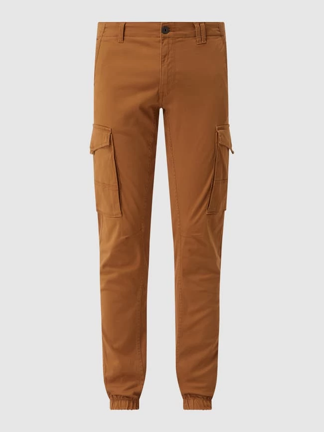 Jack & Jones Tapered Fit Cargohose Mit Stretch-Anteil Modell 'Paul' - Camel 2 Jack & Jones Tapered Fit Cargohose Mit Stretch-Anteil Modell 'Paul' - Camel – Bild 2