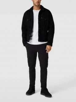 Calvin Klein Jeans Skinny Fit Cargohose Mit Label-Patch - Schwarz