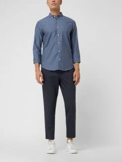 Selected Homme Slim Tapered Fit Jogpants Mit Stretch-Anteil Modell 'Dann' - Marineblau
