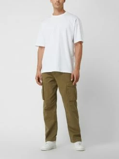 Redefined Rebel Cargohose Mit Elastischem Bund Modell 'Darren' - Olivgrün